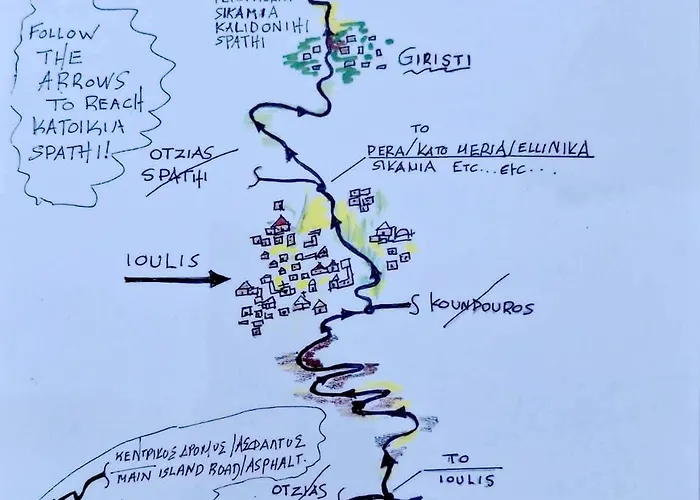 Feriehus Katoikia Spathi (Kea)